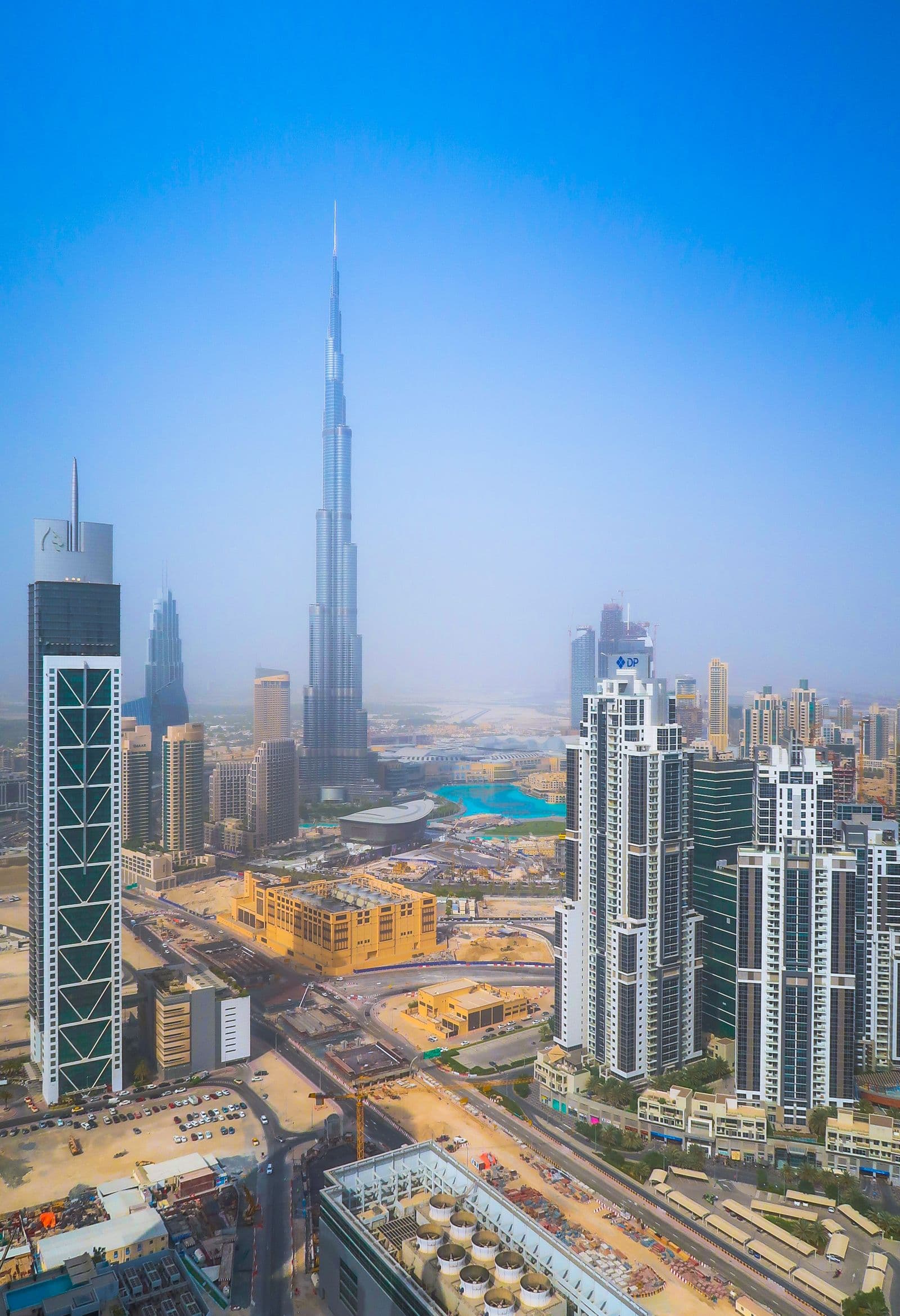 Dubai's skyline with the Burj Khalifa